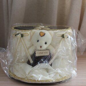 Teddy Bear Cute Makeup Brush/Pencil Holder